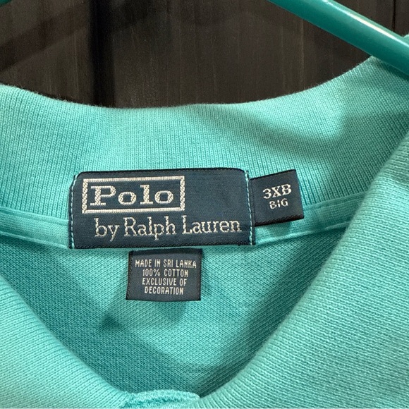 Ralph Lauren Men's Turquoise Polo Shirt - Picture 2 of 4